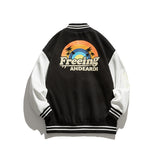 Letterman Jacket Outfit Senior Jackets Varsity Baseball Coat Letter Print Baseball Clothing Jacket