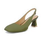 Nude Wide Fit Block Heels