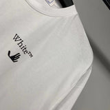Off White T Shirt Short Sleeve Men's Women's Coat Cotton Tshirt Owt