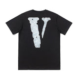 Vlone Men's Large Size Loose ShortSleeved Summer Clothes Casual Fashion Tshirt
