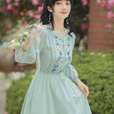 Women cottagecore Dress Vintage and Little Fresh Summer Dress