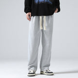 Men Sweatpants Loose Wide-Leg Pants for Teenagers and Students
