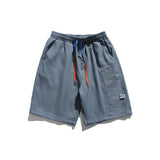 Man Summer Shorts Summer Retro Simple Letter Steel Seal Student Shorts