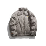 Man Fall Winter Outfis Winter Clothes Stand Collar Workwear Cotton-Padded Coat Men's Loose Warm Cotton Coat Jacket