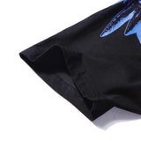 Marcelo Burlon T Shirt Feather Wings Printing Short Sleeve T-shirt Men and Women Couple Loose Harajuku Style Leisure Half Sleeve