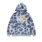 Man Fall Winter Outfis Winter Hip Hop Hooded Sweater Couple Casual Pullover