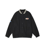Letterman Jacket Outfit Senior Jackets Varsity Baseball Coat Jacket Men's Loose Lapel Baseball Uniform