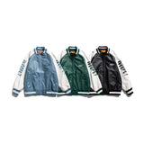 Letterman Jacket Outfit Senior Jackets Varsity Baseball Coat Autumn Casual Baseball Uniform
