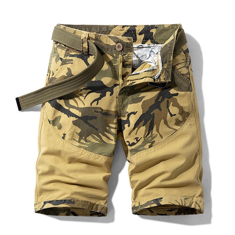 Tactics Style Men Short Summer Camouflage Shorts Large Trunks Loose Casual Beach Sports