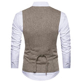 Tuxedo Vests Men Suit Vest Suit Autumn and Winter Vest Casual