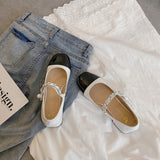 Nude Pumps Block Heel Mary Jane Shoes Chunky Heel Shoes