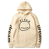 Dreamwastaken Men's Novelty Hoodies Dream Merch Shirt 2D Printed Casual Fashion Loose Hooded Sweater