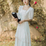 Women's cottagecore Dress Girly Temperamental Small Skirt Women's Summer Dress