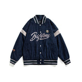 Letterman Jacket Outfit Senior Jackets Varsity Baseball Coat Loose Street off Workwear Jacket