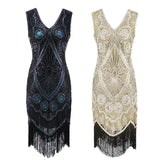 The Great Gatsby Daisy Dress Vintage Dress Sequined Tassel Dress