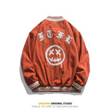 Varsity Jacket for Men Baseball Spring Autumn Hip Hop Cool Loose Lapel