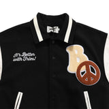 Letterman Jacket Outfit Senior Jackets Varsity Baseball Coat Letter Embroidered Baseball Uniform Men