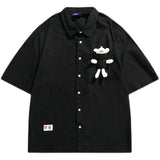 Man Summer T Shirt Cartoon Pocket Bear