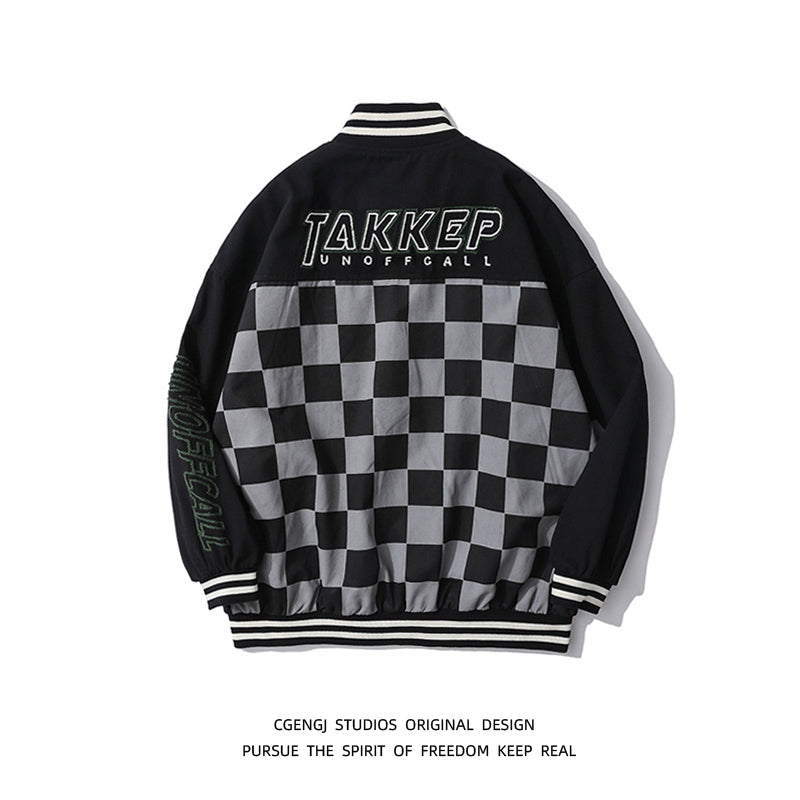 Letterman Jacket Outfit Senior Jackets Varsity Baseball Coat Men's Spring and Autumn Vintage Coat