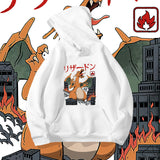 Men and Women Pokemon Pikachu Hoodie Loose Hoodie Coat