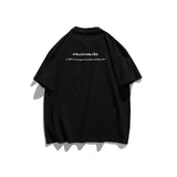 Man Summer T Shirt Loose Preppy Style Polo Shirt Half Sleeve
