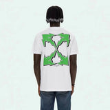 Off White Tshirt Arrow Men's Short Sleeve Cotton Owt Casual Fashionable