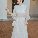 Women Cottagecore Dress Summer Retro Girl
