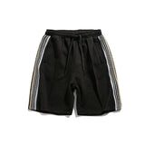 Men Shorts Stripes Casual Working Pants