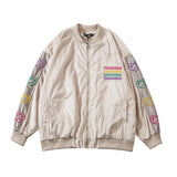 Letterman Jacket Outfit Senior Jackets Varsity Baseball Coat Vintage Embroidery Stitching Baseball Uniform Men