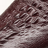 Indo Western Shoes Crocodile Pattern Men Slip on Leather Shoes