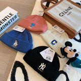 Yankee and Dogers Winter Hat Autumn and Winter Fashion Letter Embroidery Woolen Cap