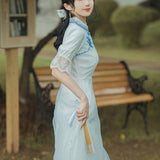 Women Cottagecore Dress Vintage Dress Long Dress