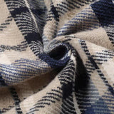 Mens Flannel Jacket Destroyed Plaid Shirt Flannel Vibe Style Shirt Coat