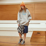 Smiley Face Hoodie Hooded Sweater Men's Loose Large Size Autumn and Winter