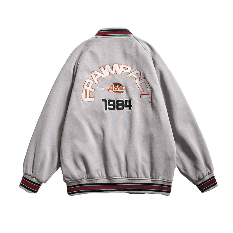 Letterman Jacket Outfit Senior Jackets Varsity Baseball Coat Men's Fashion Brand Street Baggy Casual Jacket