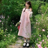 Gothic Lolita Harajuku Style Clothing Mori Women's Gentle Lace Shirt Bow Vest Dress