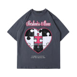 Men's T Shirt Summer Casual Tops Printed Short Sleeve T-shirt Men's Harajuku Style round Neck Half Sleeve Street Fashion Loose Half Sleeve