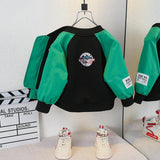 Toddler Boys Jackets Boys' Jacket Autumn Children's Baseball Uniform