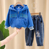Toddler Boys Jackets Boys Autumn Clothing Suit Hooded Jacket Children