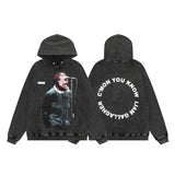 Present Hoodie Rock Band Liam Gallagher Oasis Heavy Old Man