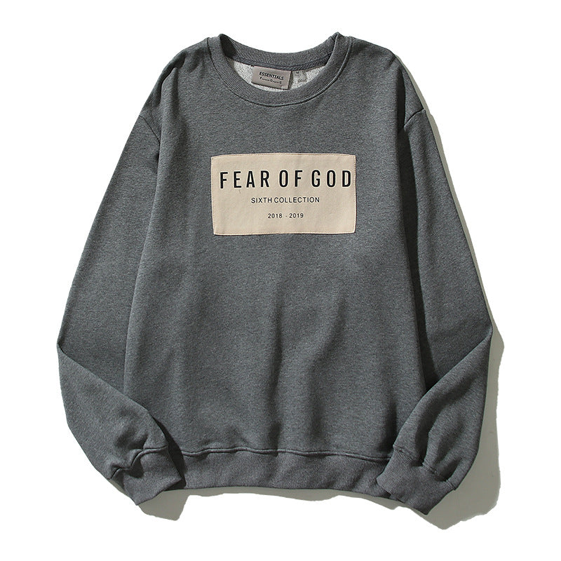 Kanye West Sunday Service Sweatshirt Autumn And Winter Loose Casual Round Neck Pullover Sweatshirt