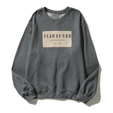 Kanye West Sunday Service Sweatshirt Autumn And Winter Loose Casual Round Neck Pullover Sweatshirt