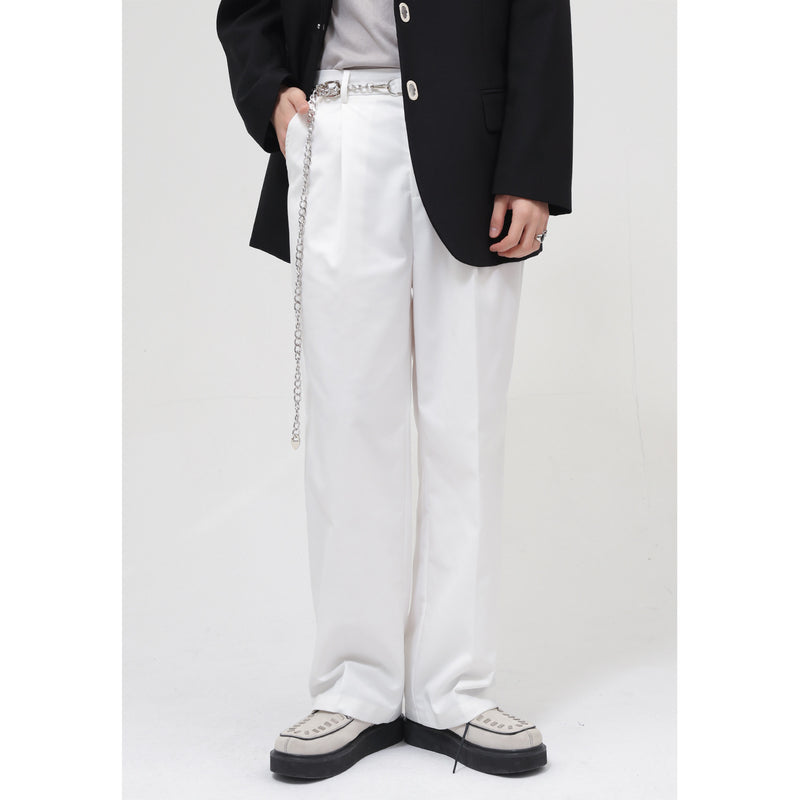 Men Suit Pants Men's Design Straight Casual Suit Pants