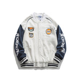 Letterman Jacket Outfit Senior Jackets Varsity Baseball Coat Baseball Uniform Men's All-Match Top