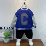 Toddler Boys Jackets Boys' Jacket Spring and Autumn Ball Uniform Jacket