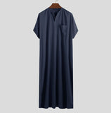 Mens Thobes Men's Shirt Muslim Robe