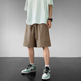 Men Shorts Suede Loose Casual