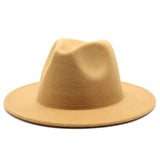 Walter White Fedora Fur Felt Hat Men and Women Autumn Winter Retro Fedora Hat