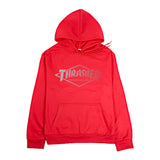 Thrasher Hoodie Flame Hip Hop Style Coat