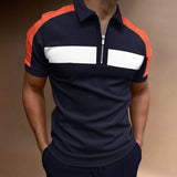 Polo Shirts Men's Summer Polo Shirt Short-Sleeved T-shirt Casual
